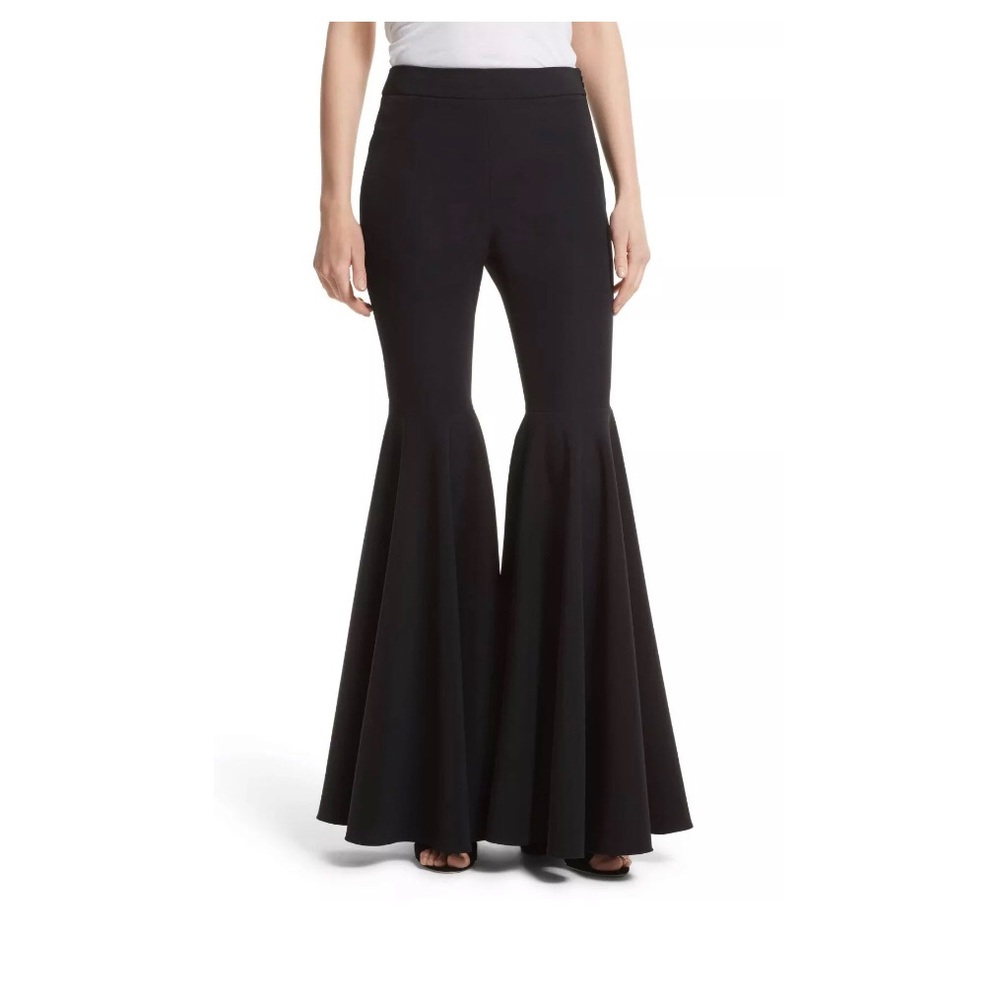 NWT Milly Flare Leg Cady Dress Pants Black‎ SZ 4